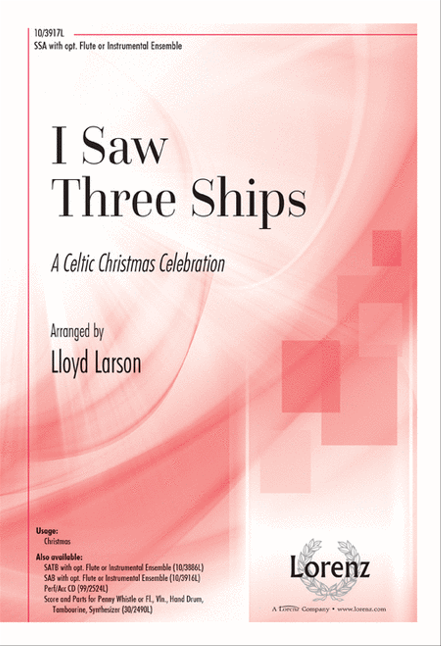 I Saw Three Ships SSA scores gallery preview page 1