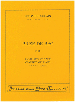 Book cover for Prise De Bec