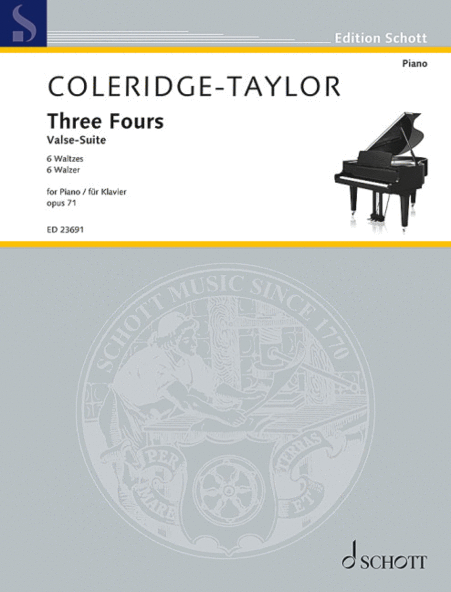 Three Fours Piano Solo scores gallery preview page 1