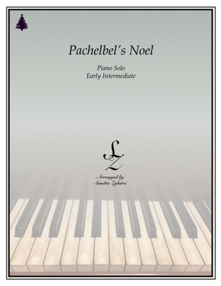 Book cover for Pachelbel's Noel (early intermediate piano solo)