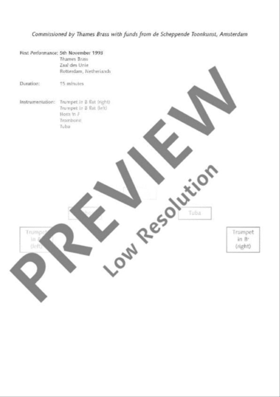 Full Fathom Five Woodwind Quintet scores gallery preview page 2