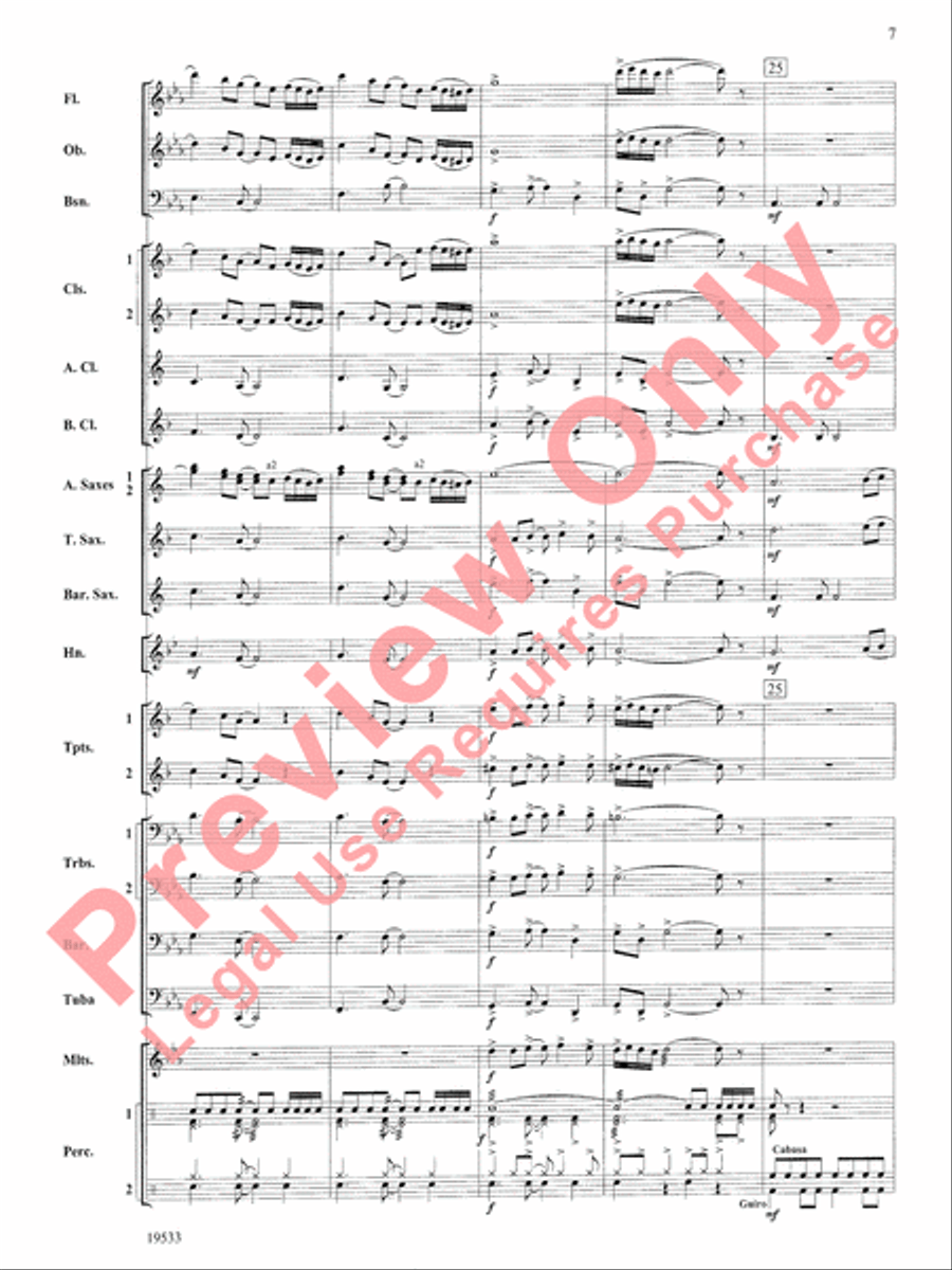 Fiero Concert Band scores gallery preview page 8