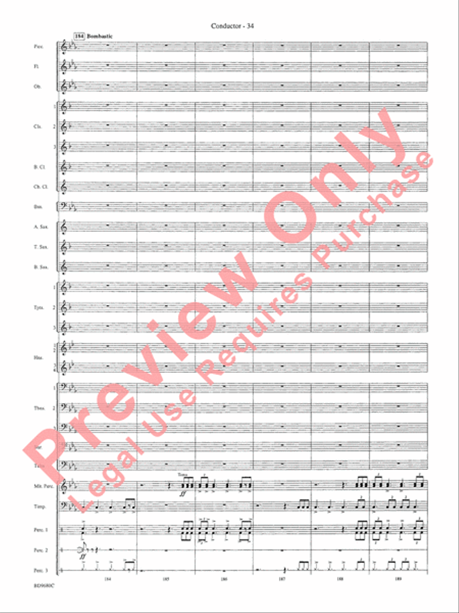 Ireland: Of Legend and Lore Concert Band scores gallery preview page 39