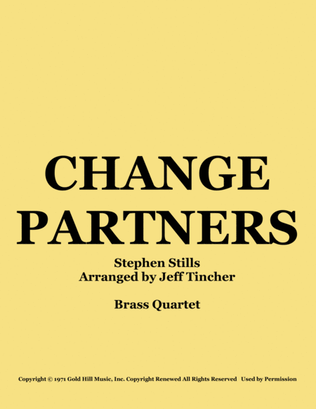 Book cover for Change Partners