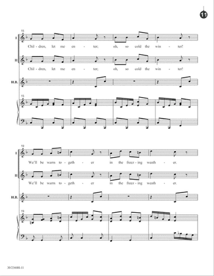 It's Christmas Everywhere! Unison Choir scores gallery preview page 12