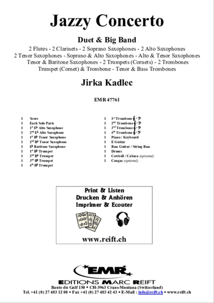 Jazzy Concerto Big Band scores gallery preview page 2