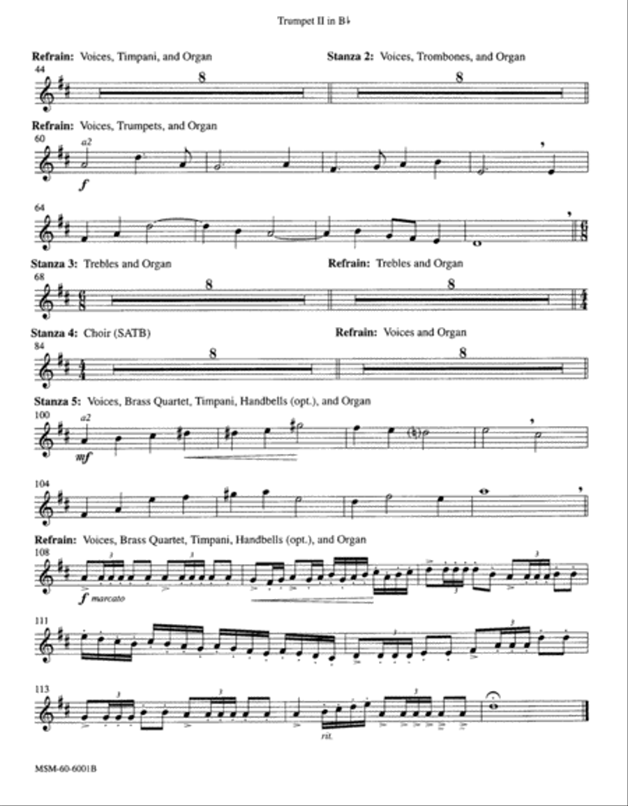Lift High the Cross Choir scores gallery preview page 4