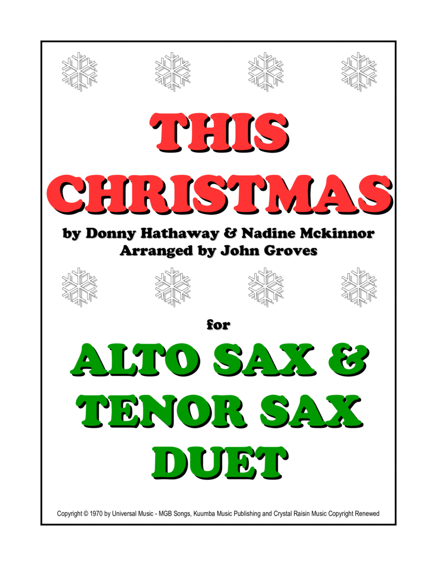 This Christmas Woodwind Duet scores gallery preview page 1