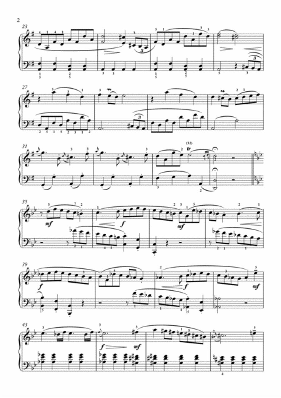 Scarlatti-Sonata in G-major L.S.29 K.549(piano) Piano Solo scores gallery preview page 3