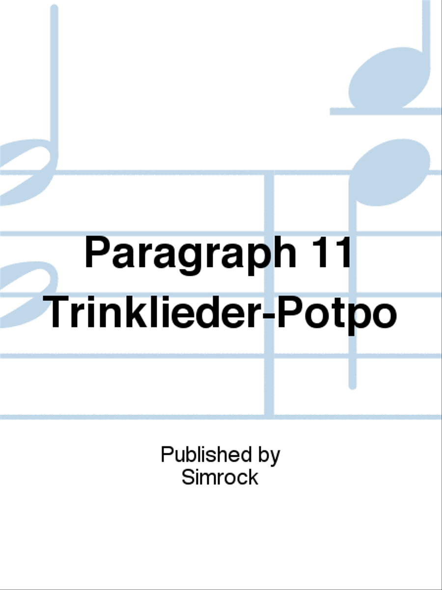 Paragraph 11 Trinklieder-Potpo Zither scores gallery preview page 1
