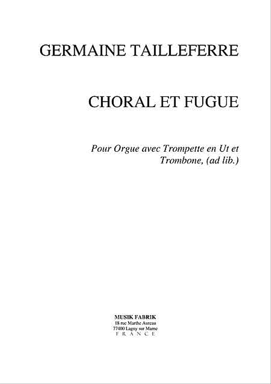 Choral for Organ with Optional Brass Choir scores gallery preview page 1