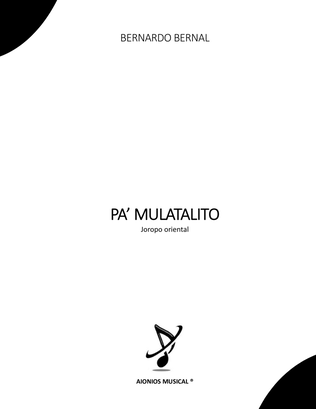 Book cover for Pa' Mulatalito - Joropo oriental
