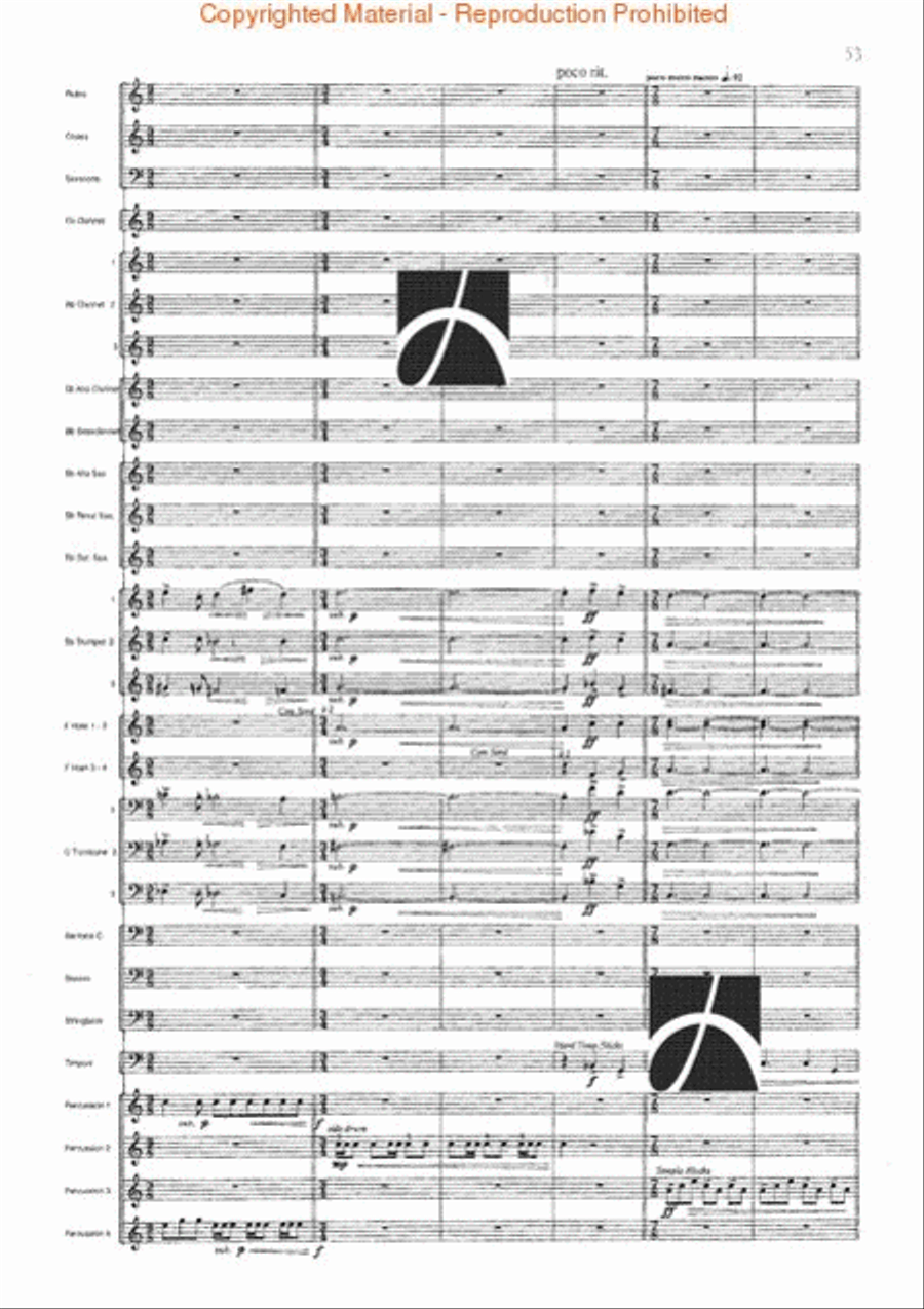 Spartacus Concert Band scores gallery preview page 54