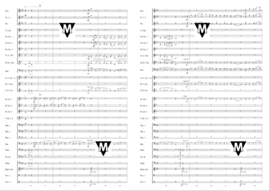 Piccola Suite Italiana Concert Band scores gallery preview page 4