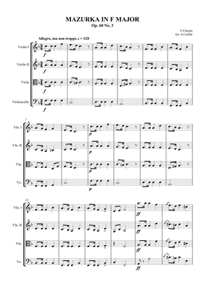 Mazurka in F Major (Op. 68 No. 3)