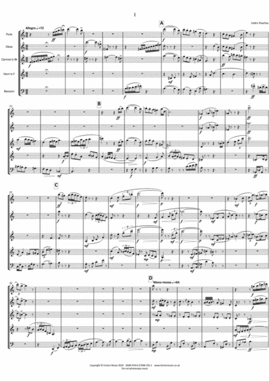 2 Pastoral Moods 2 Pastoral Moods Bassoon scores gallery preview page 2