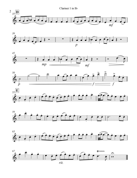 Rondeau from “Sinfonie de Fanfares” (for Clarinet Quartet) image number null