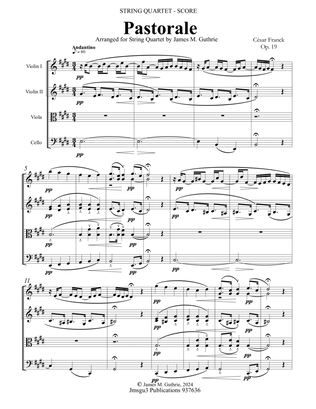 Franck: Pastorale Op. 19 for String Quartet
