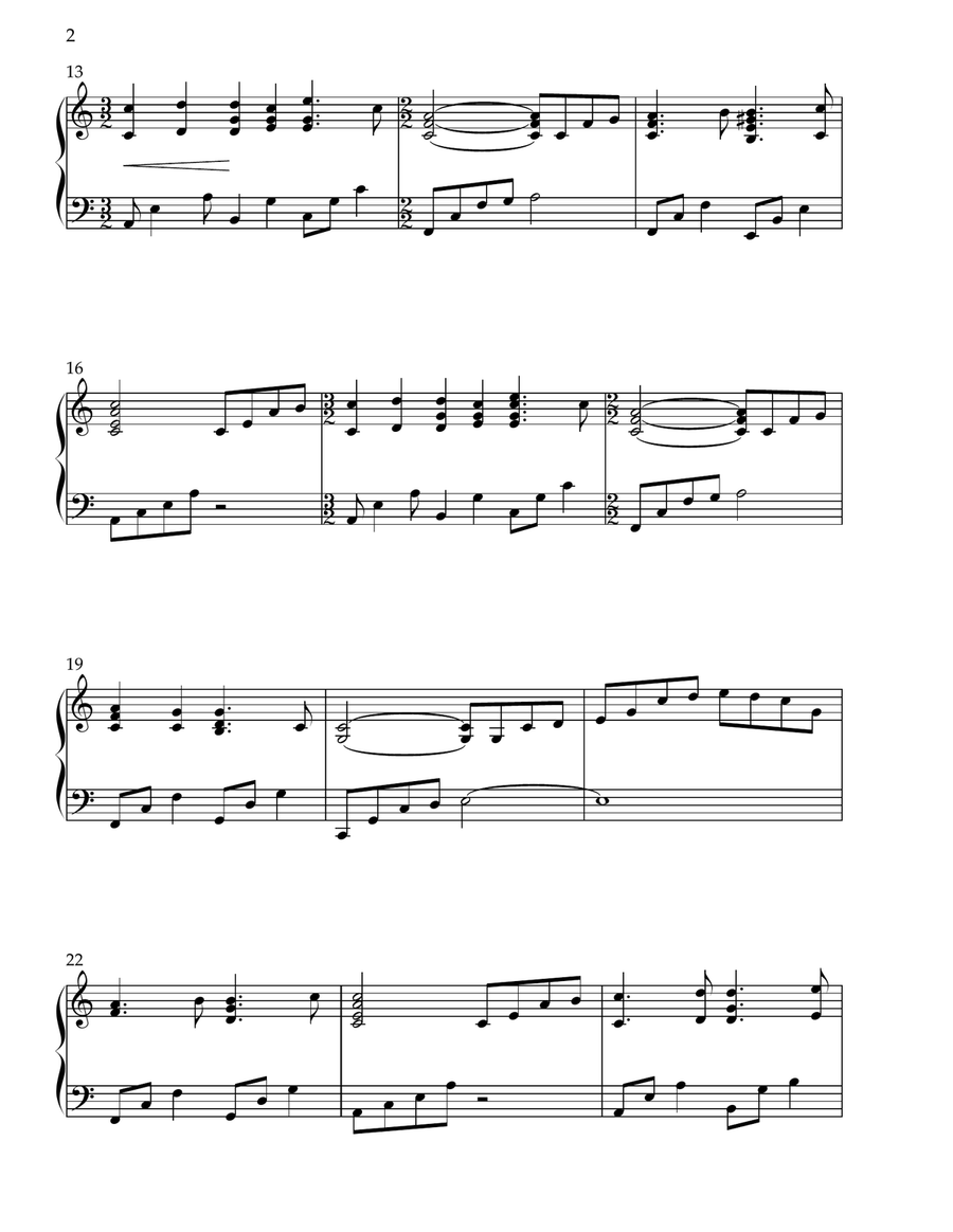 He Will Hold Me Fast Piano Solo scores gallery preview page 4