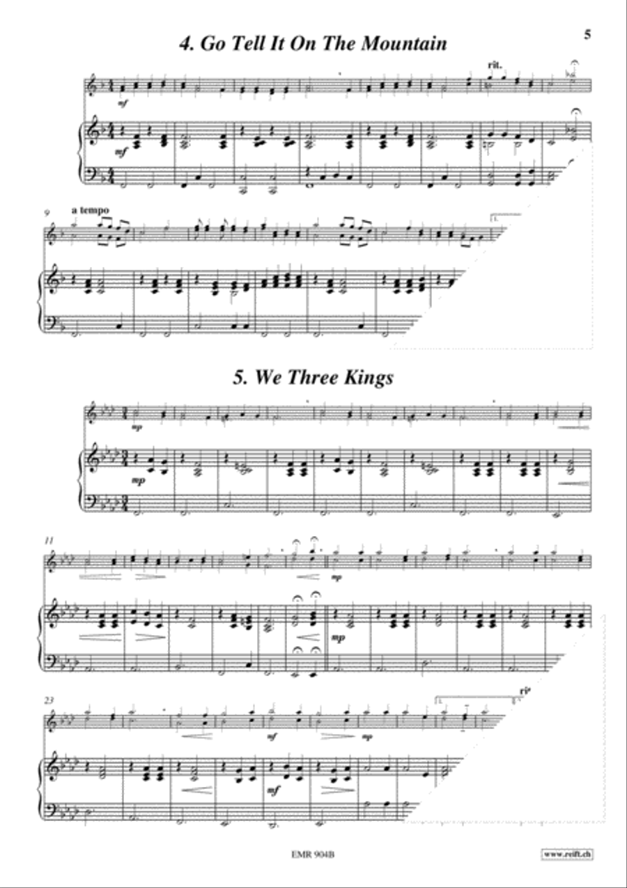 28 Weihnachtsmelodien Vol. 1 + 2 Woodwind Duet scores gallery preview page 13