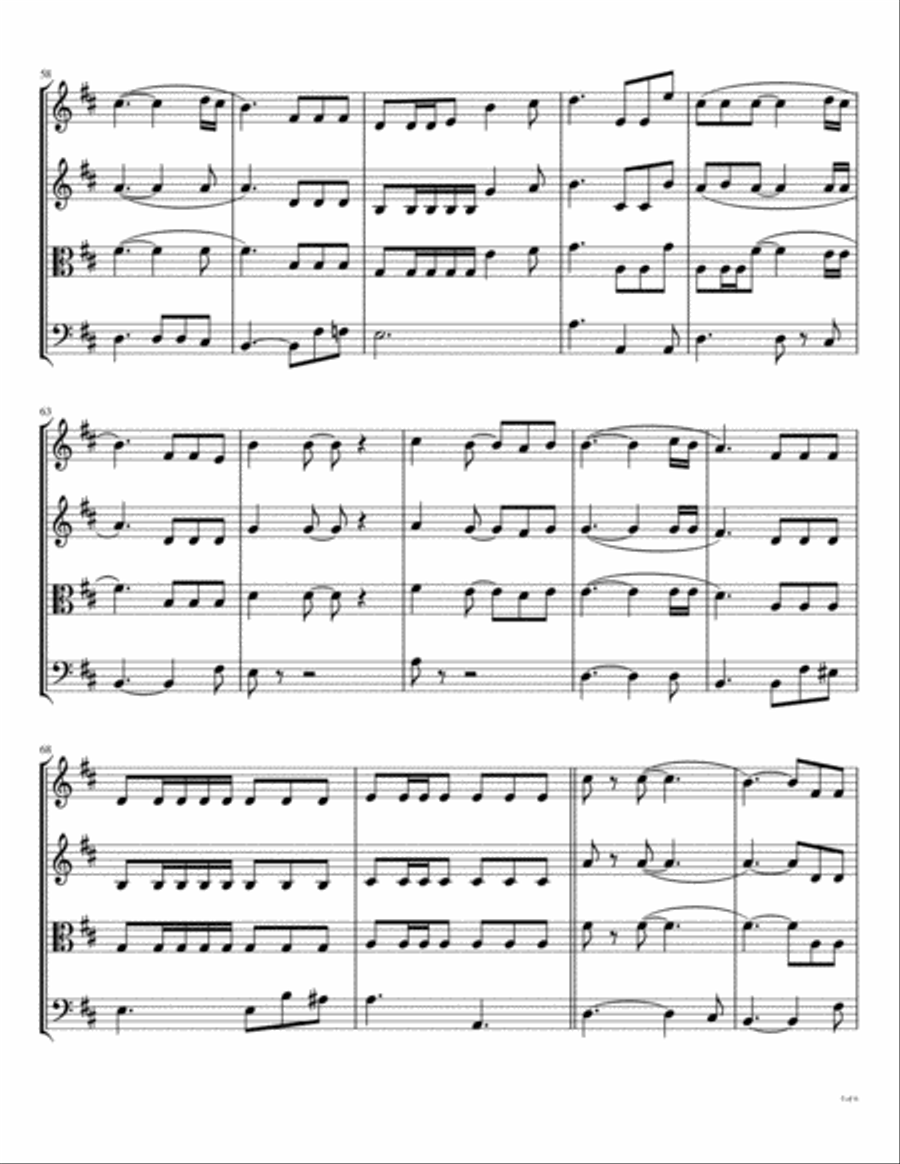 This Boy (ringo's Theme) String Quartet scores gallery preview page 6