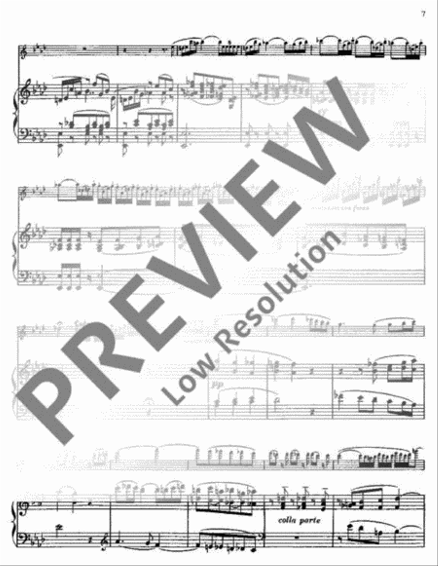 Elégie Ab major Elégie Ab major Flute Solo scores gallery preview page 8