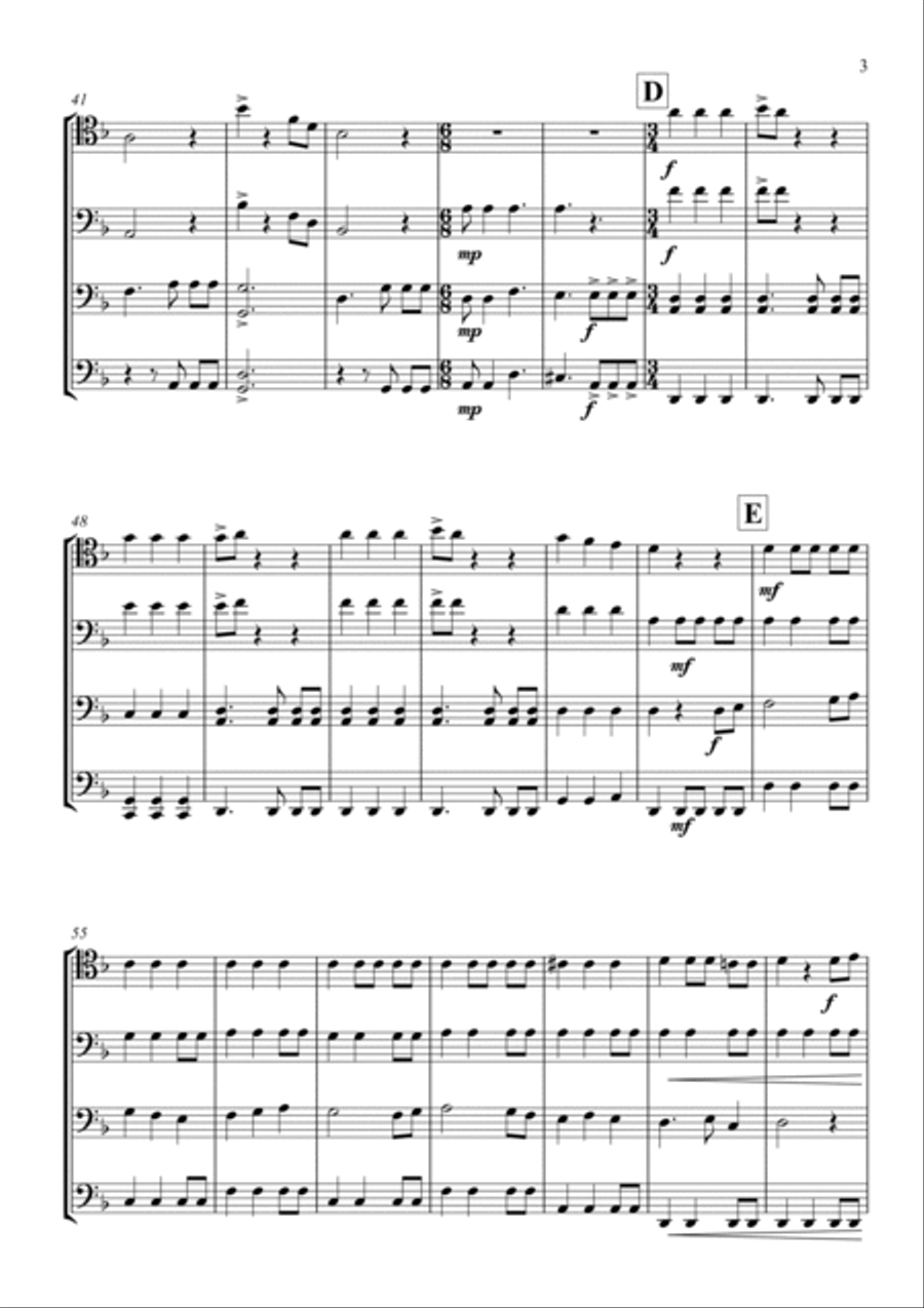 Pirates Of The Caribbean Pirates Of The Caribbean String Quartet scores gallery preview page 5
