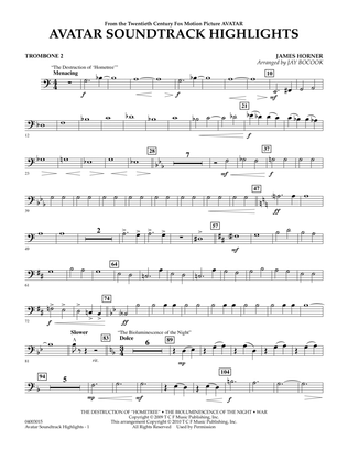 Avatar Soundtrack Highlights - Trombone 2