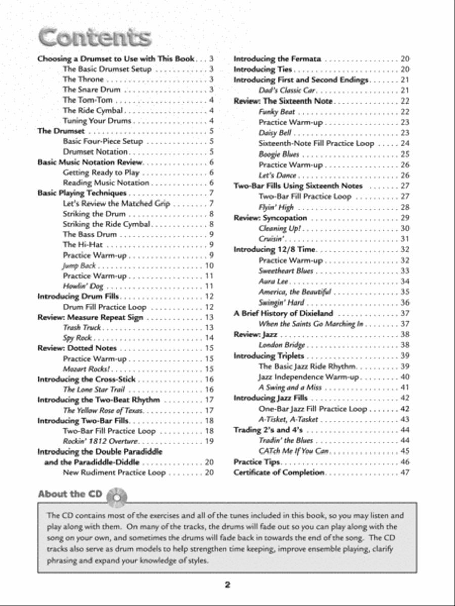 Alfred's Kid's Drum Course, Book 2 Snare Drum scores gallery preview page 7