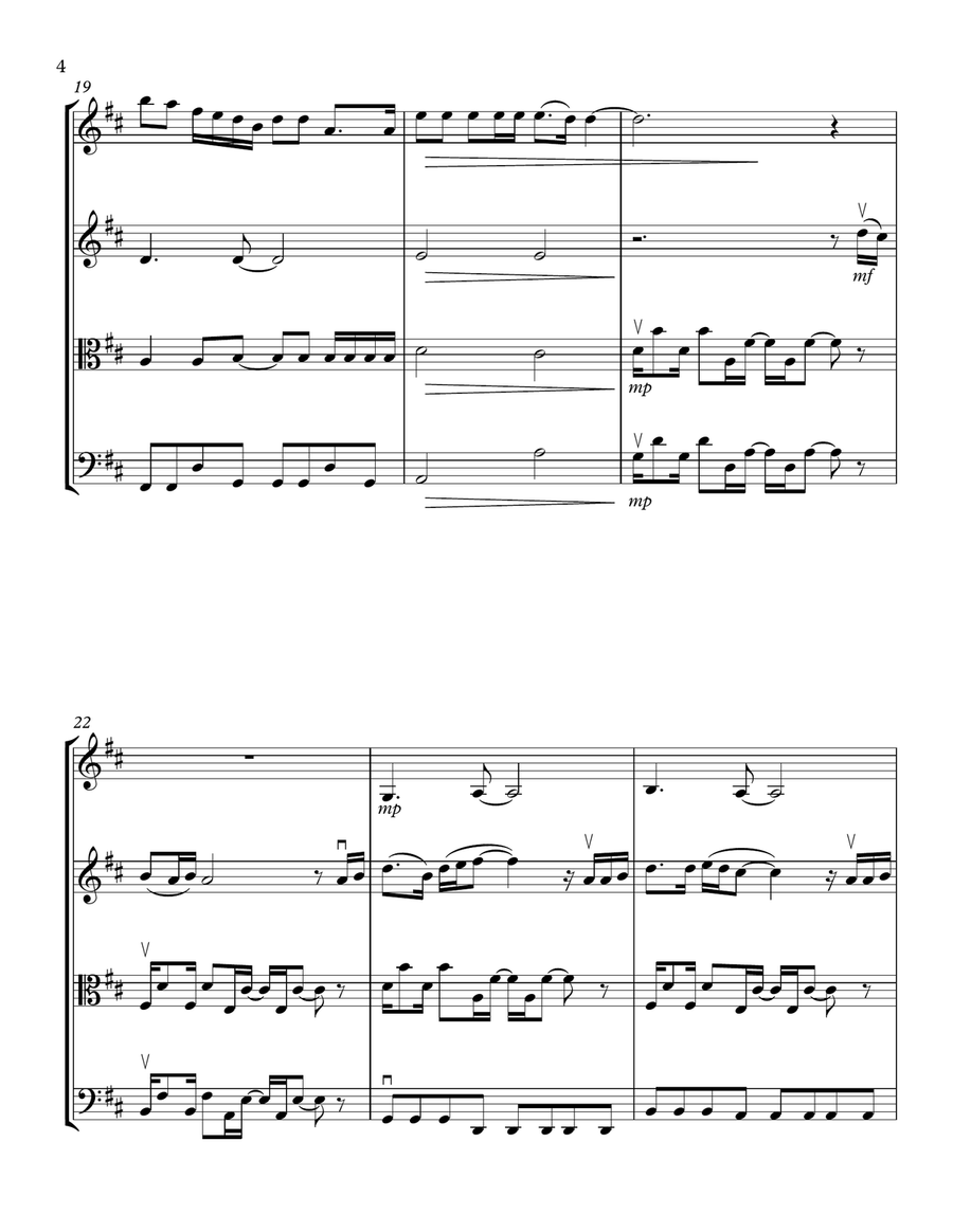 The Bones String Quartet scores gallery preview page 4