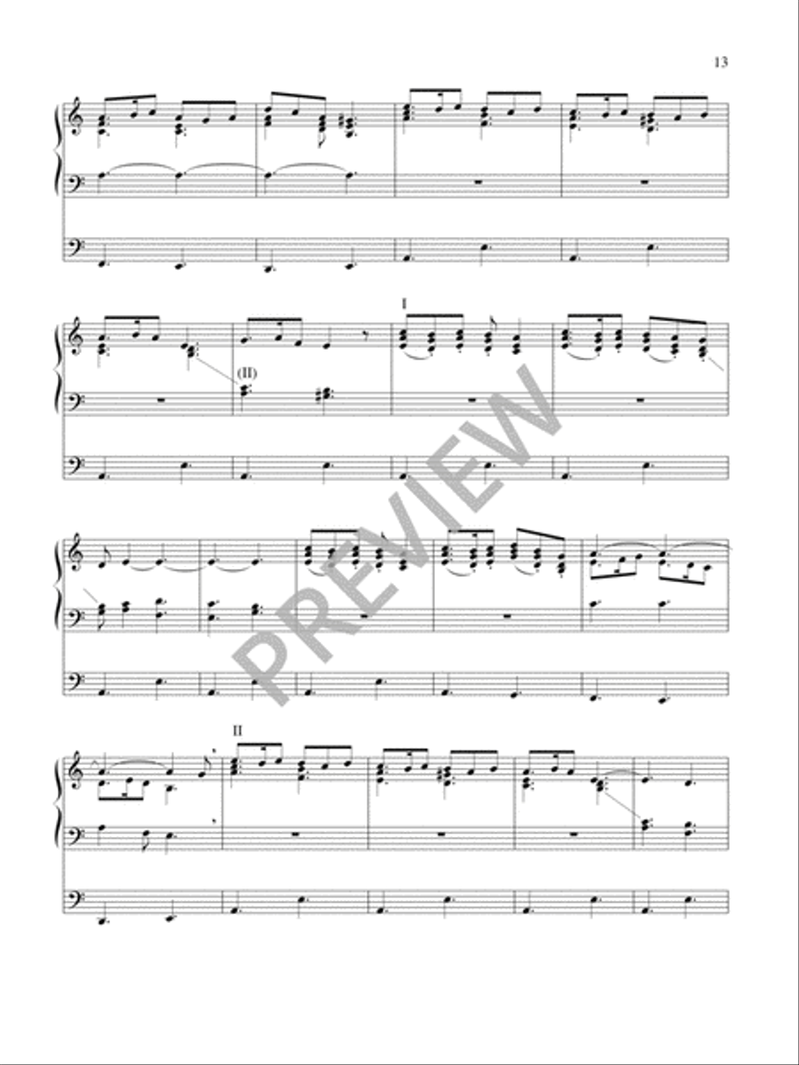 Six Organ Preludes on Hymntunes by Marty Haugen, Jeremy Young, and Skinner Chavez-Melo Organ scores gallery preview page 15