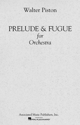 Book cover for Prelude and Fugue for Orchestra