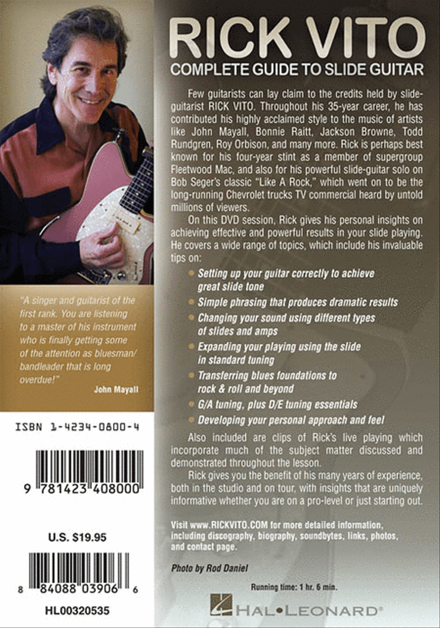 Rick Vito – Complete Guide to Slide Guitar Electric Guitar scores gallery preview page 2