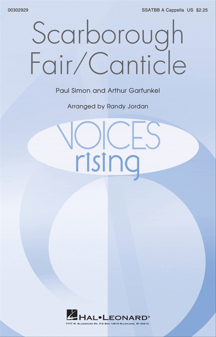 Scarborough Fair/Canticle 4-Part scores gallery preview page 1