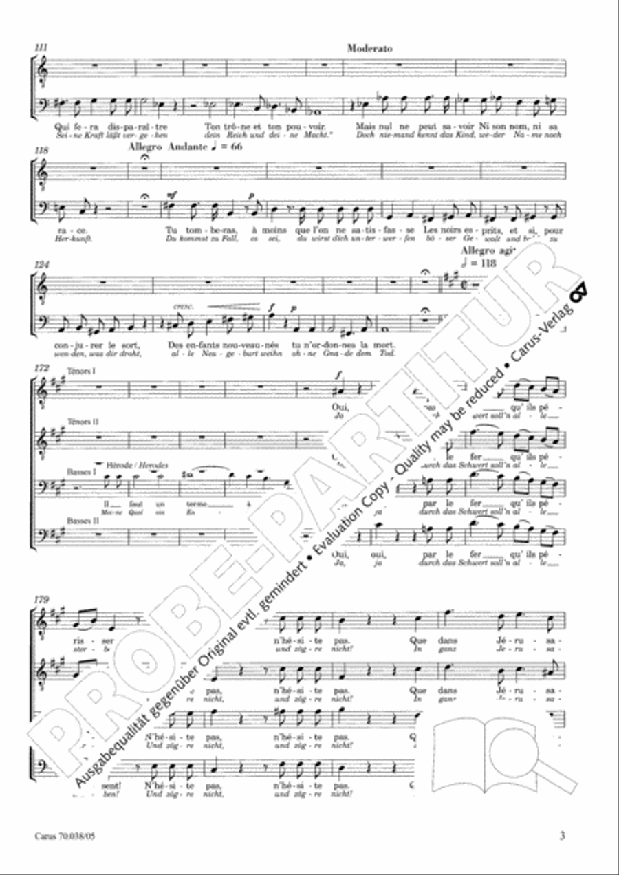 L'Enfance du Christ L'Enfance du Christ 4-Part scores gallery preview page 4