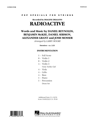 Book cover for Radioactive - Conductor Score (Full Score)
