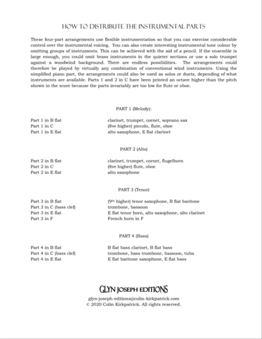 The Best Hymns of All Time (for Wind Instruments) Book 1 Concert Band scores gallery preview page 3