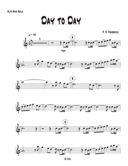 Day To Day (Alto Sax Solo) image number null