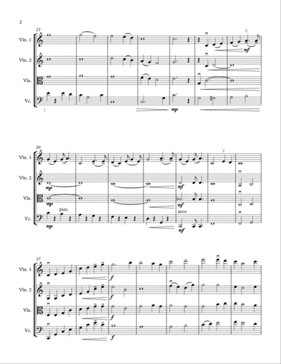 Give Me Jesus - String Quartet String Quartet scores gallery preview page 2