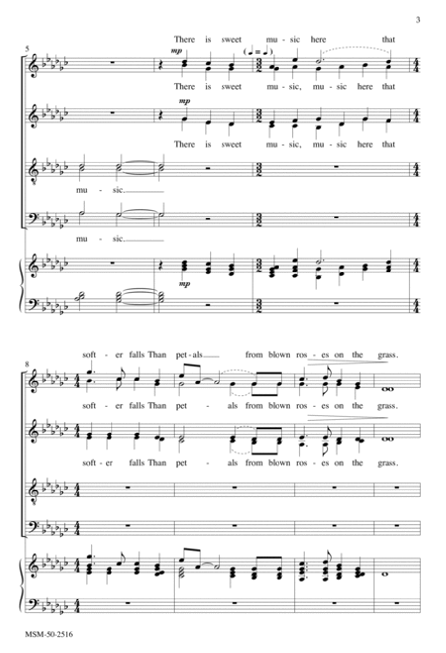 There Is Sweet Music Divisi scores gallery preview page 3