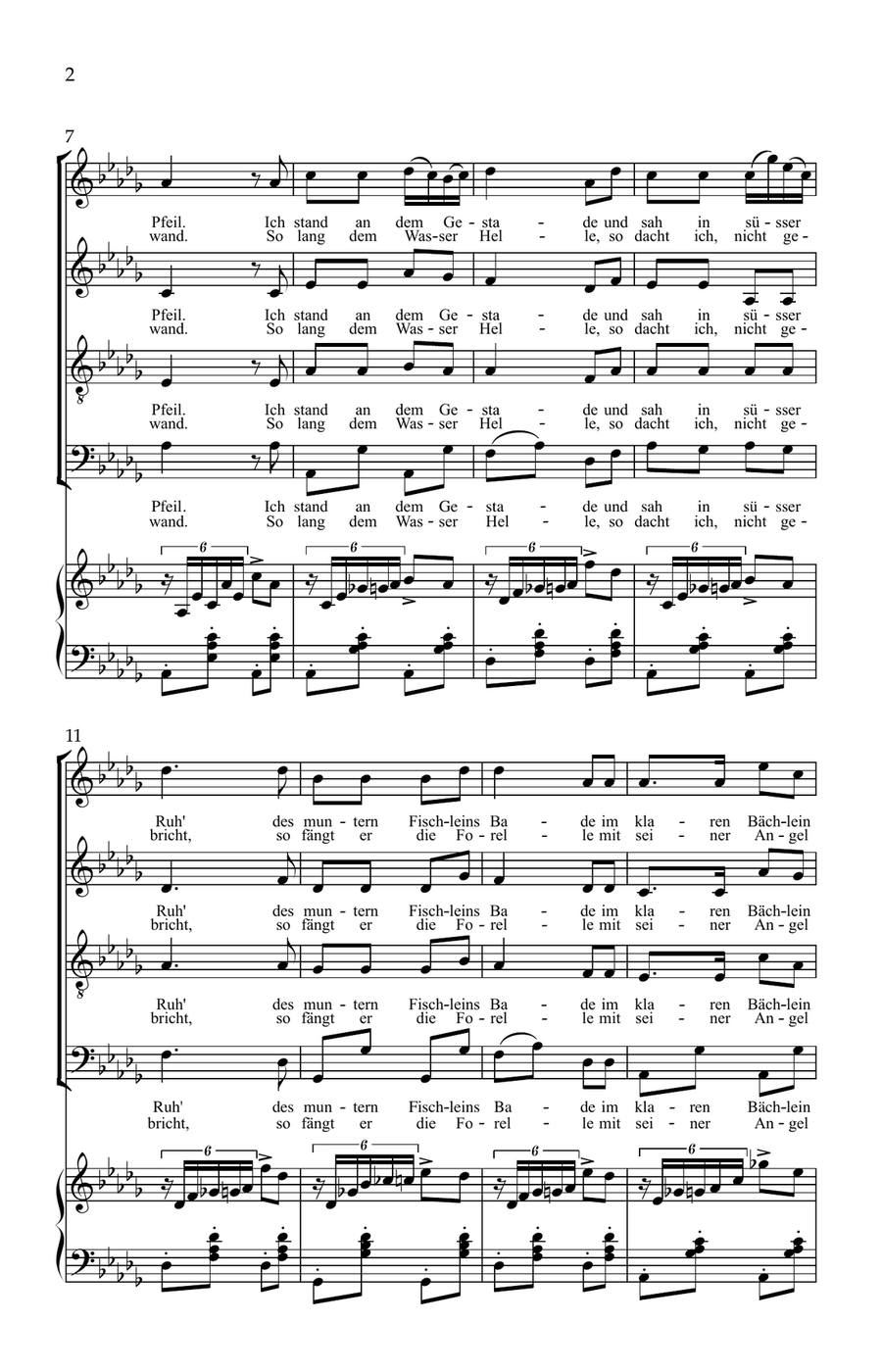 Die Forelle 4-Part scores gallery preview page 4