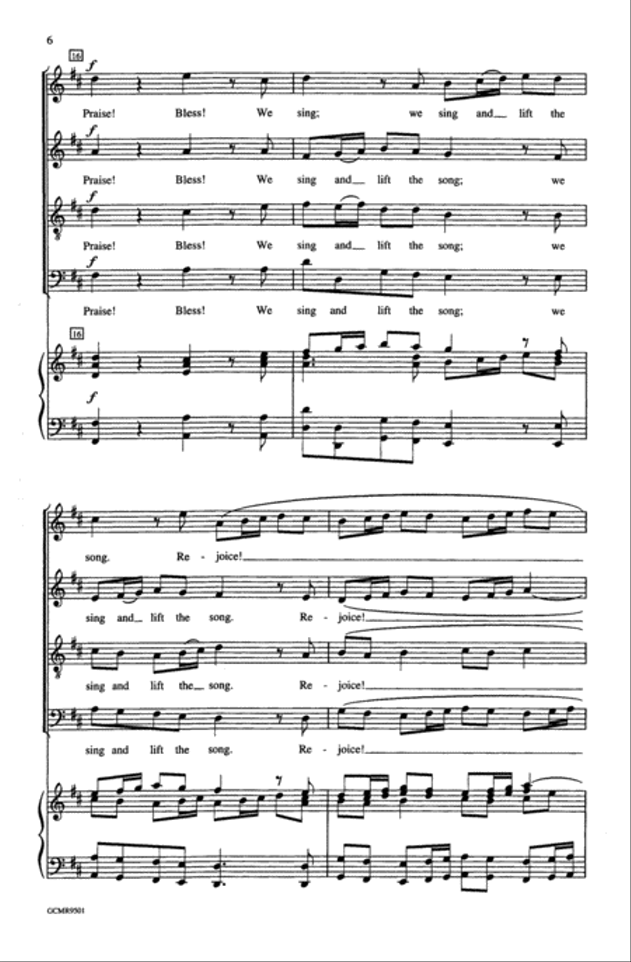 Sing to God! 4-Part scores gallery preview page 6