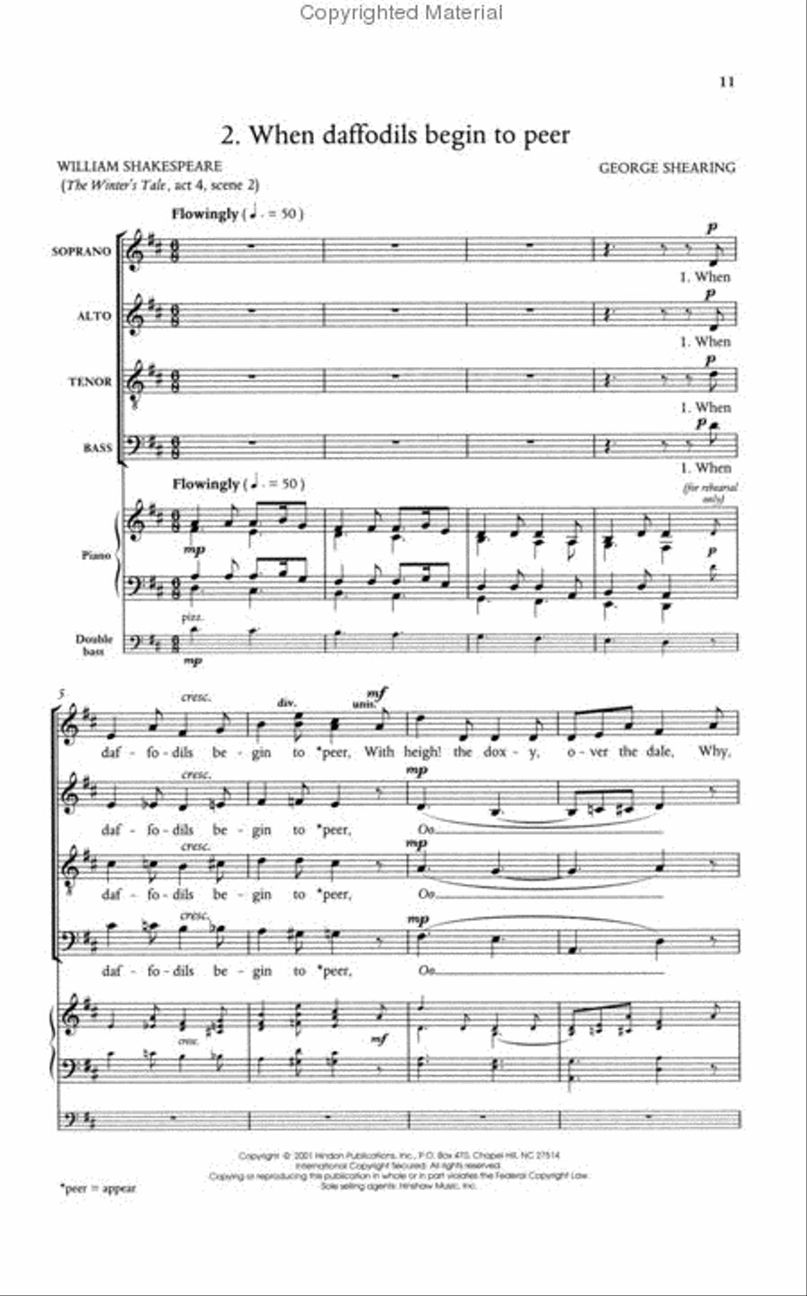 Songs and Sonnets 4-Part scores gallery preview page 3