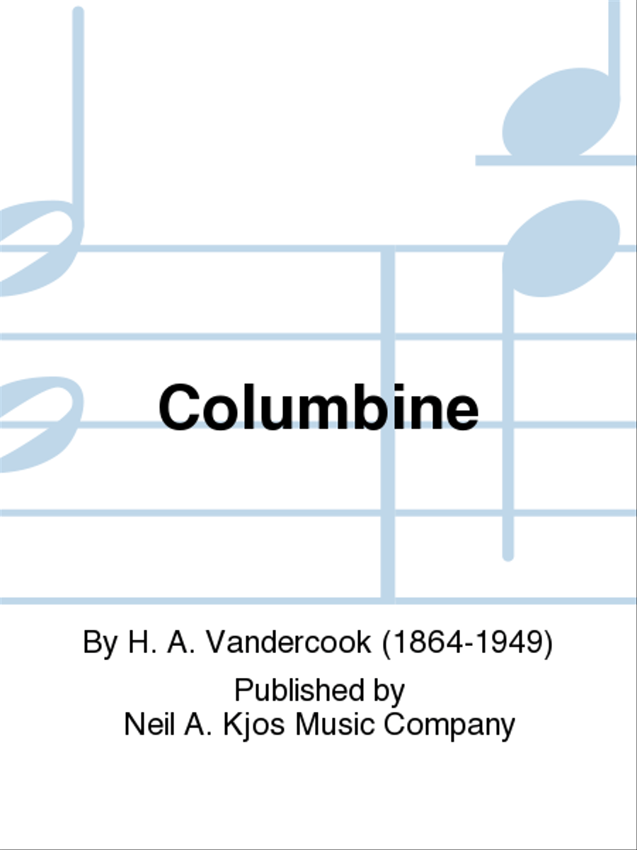 Columbine Columbine Alto Saxophone scores gallery preview page 1