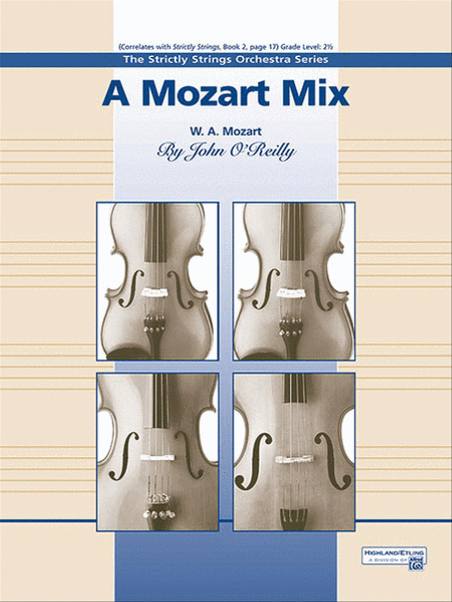 A Mozart Mix String Orchestra scores gallery preview page 1