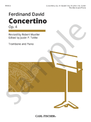 Book cover for Concertino, Op. 4