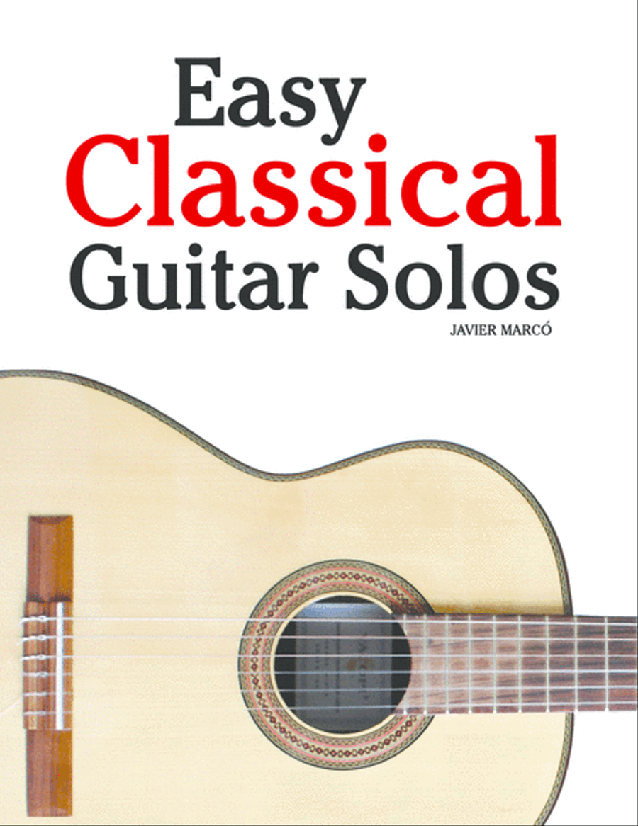 Easy Classical Guitar Solos Acoustic Guitar scores gallery preview page 1