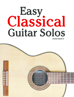 Book cover for Easy Classical Guitar Solos