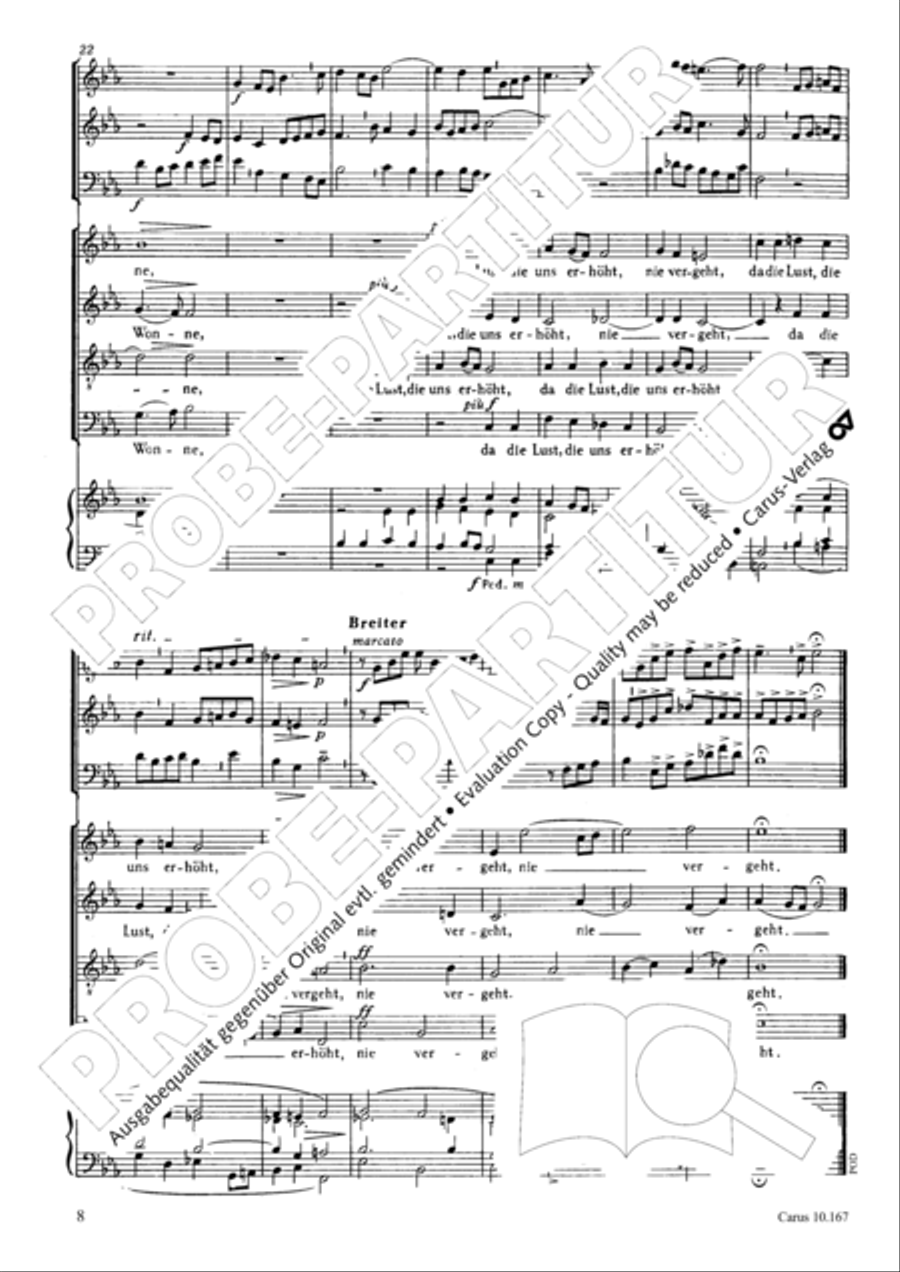 Morgenglanz der Ewigkeit Morgenglanz der Ewigkeit 4-Part scores gallery preview page 9