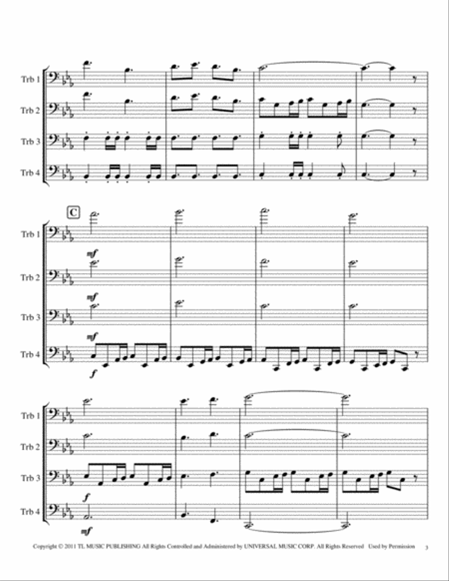 Game Of Thrones Game Of Thrones Brass Ensemble scores gallery preview page 6